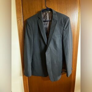 Classic Men's Charcoal Blazer - Versatile Tailored Jacket haggar 40r